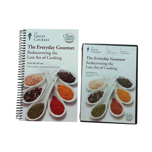 The Great Courses Everyday Gourmet Lost Art Of Cooking DVD Book Set New - Picture 1 of 5